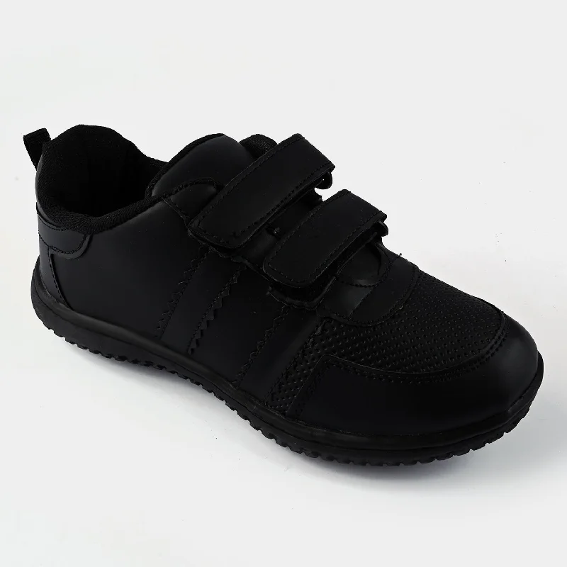 Boys School Shoes TS-13A-BLACK