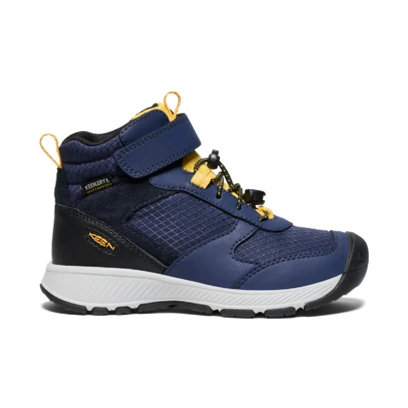 Keen Boy's Skua Mid Naval Academy/Yolk Yellow Waterproof