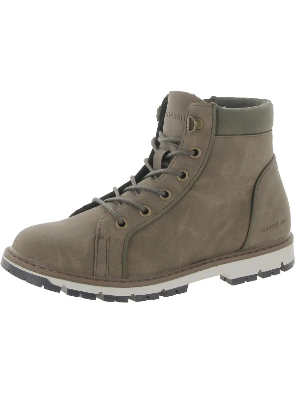 New York Boys Faux Suede Boots