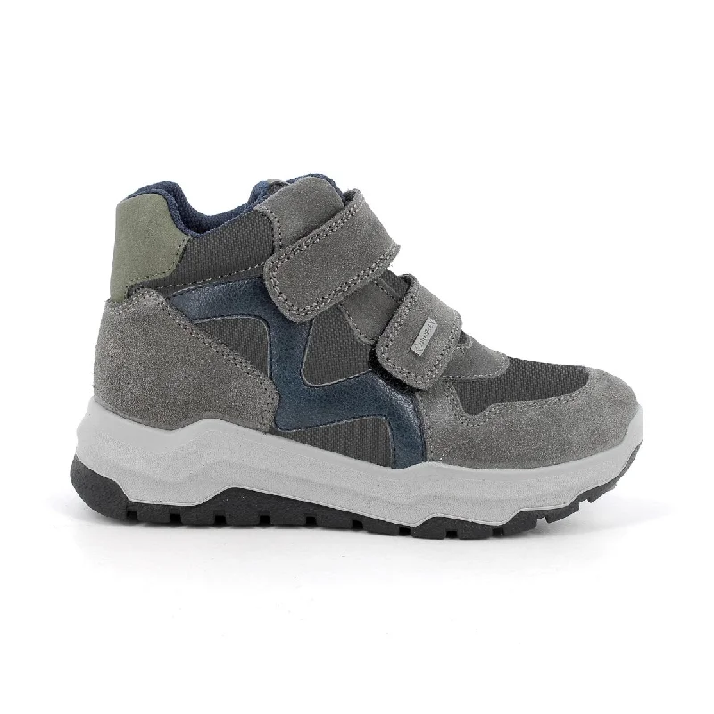 Primigi Boy's (Sizes 28-30) 6888822 Navy Patent/Grey Suede Gore-Tex