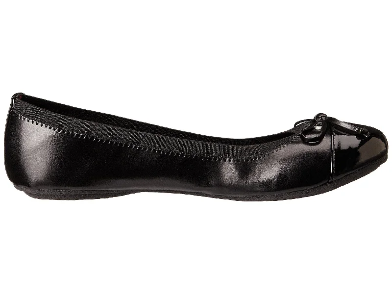 Sperry Black Elise Children's Flat