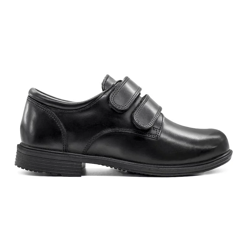 Studeez Leather School Shoes - Taji Velcro 2