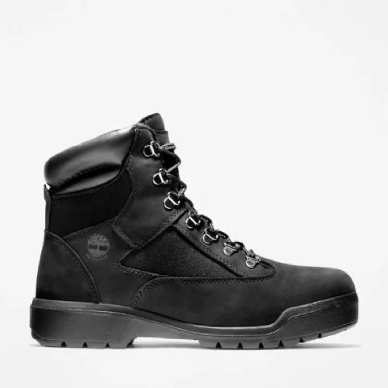 Timberland 6 Inch Field Boot Black Nubuck  TB-044990-001 Grade-School