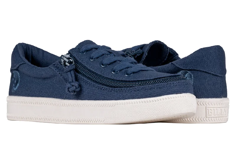 Billy Kid's Navy BILLY Sustainable Lace Lows