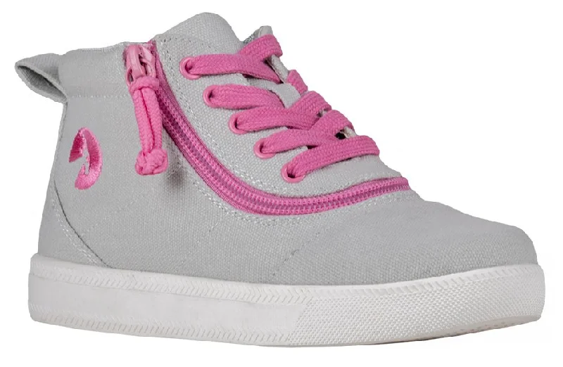 Billy Grey/Pink BILLY D|R Short Wrap High Tops