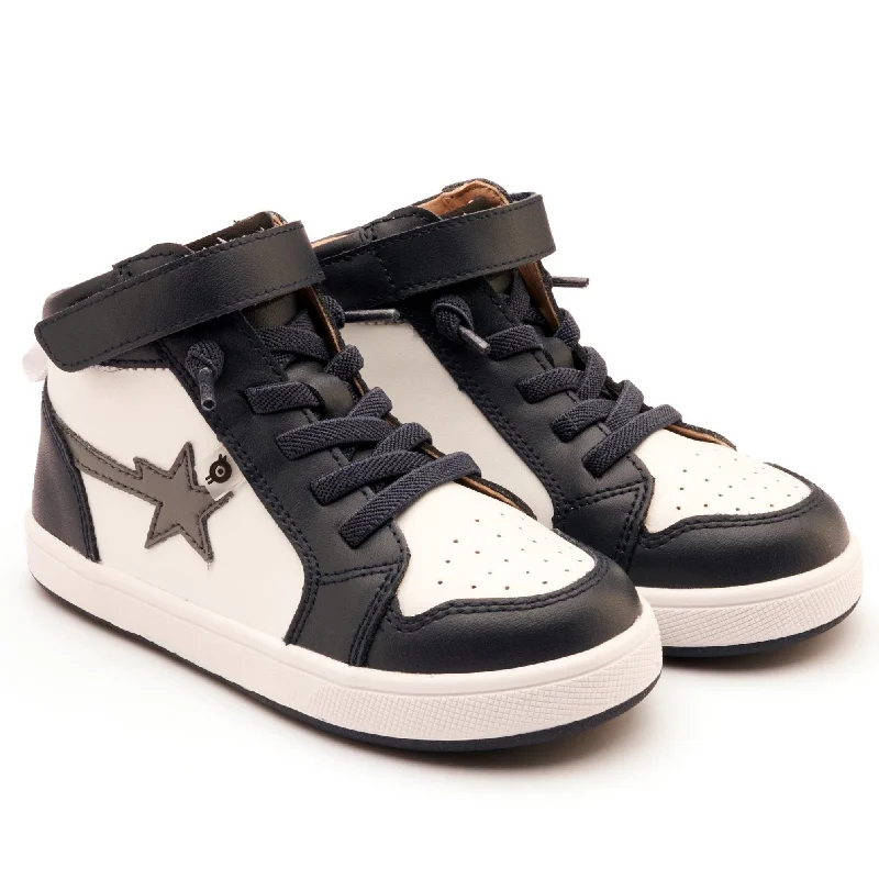 Old Soles Boy's and Girl's Team-Star Casual Shoes - Navy / Snow / Shadow